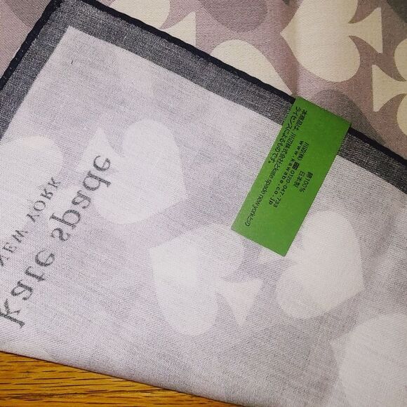 NEW Kate Spade lavender spade small scarf NWT - Picture 3 of 3